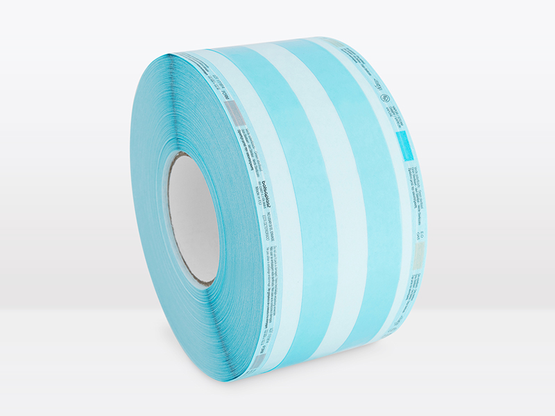 Rollo papel bilaminado BOLSAPLAST con fuelle - 15x4 x 100mts - Proceso ETO/FO/Vapor